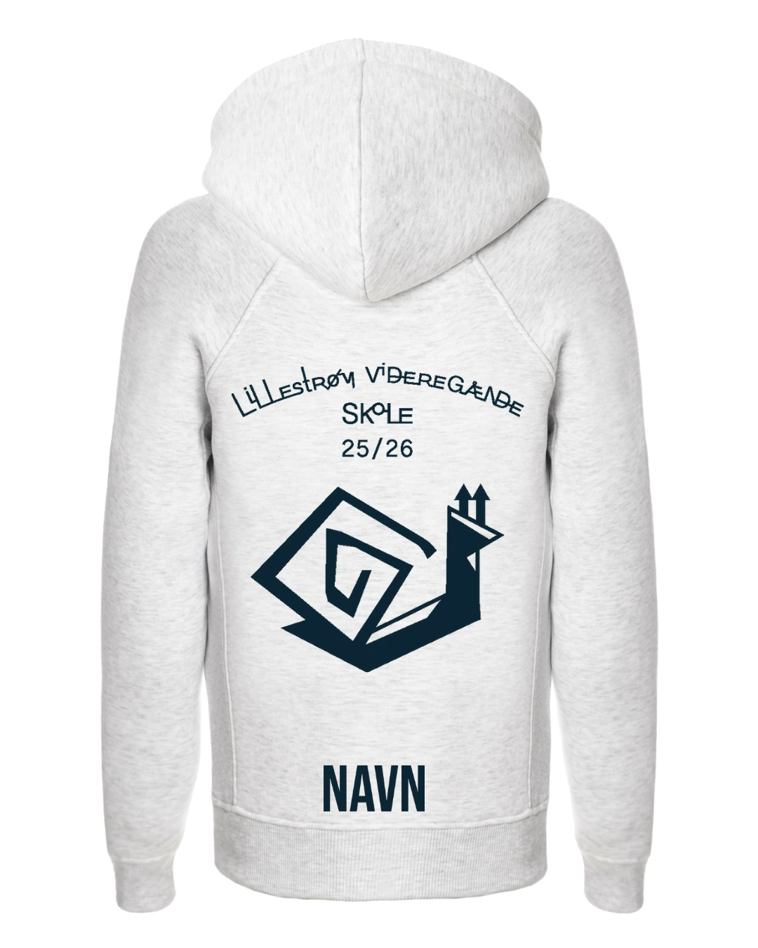 Zip hood lys grå bak (2) lillestrom