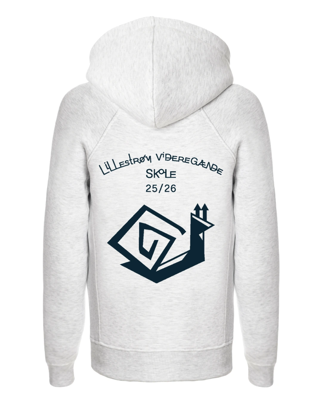 Zip hood lys grå bak (3) lillestrom